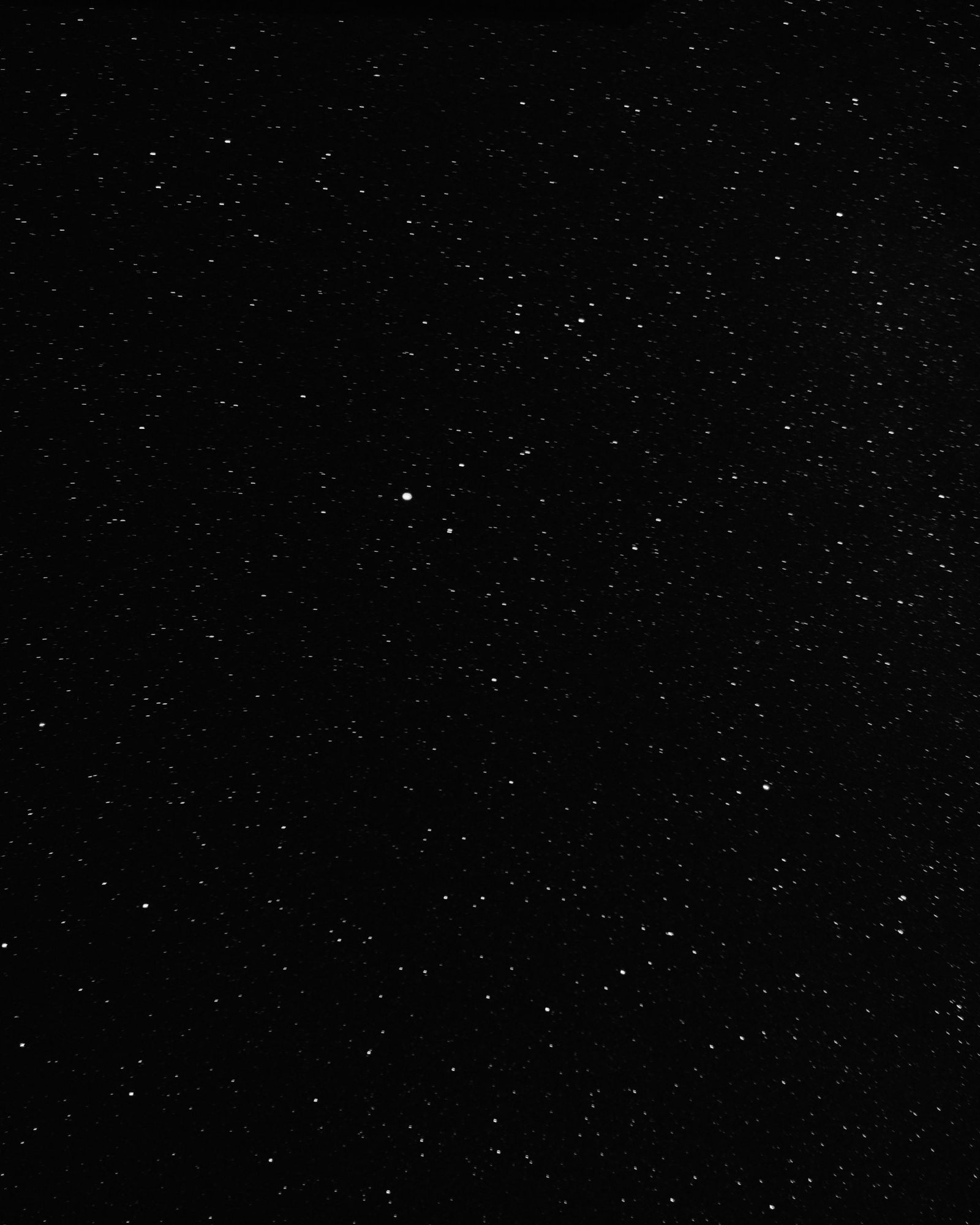 black and white stars in the sky